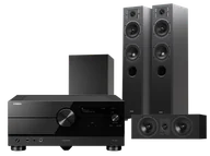 Kino domowe - Yamaha RX-A8A (czarny) + Diva 5 (czarny) + Diva 7 (czarny) + Basso 880 (czarny) - miniaturka - grafika 1