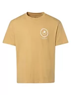 Koszulki męskie - Tom Tailor Denim - T-shirt męski, beżowy - miniaturka - grafika 1