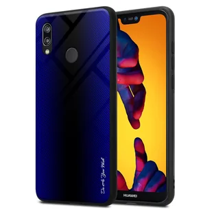 Pokrowiec Do Huawei P20 LITE 2018 / NOVA 3E w KOBALTOWY FIOLET TPU Etui Ochronny Case Cover Obduowa Silikon Cadorabo - Etui i futerały do telefonów - miniaturka - grafika 1