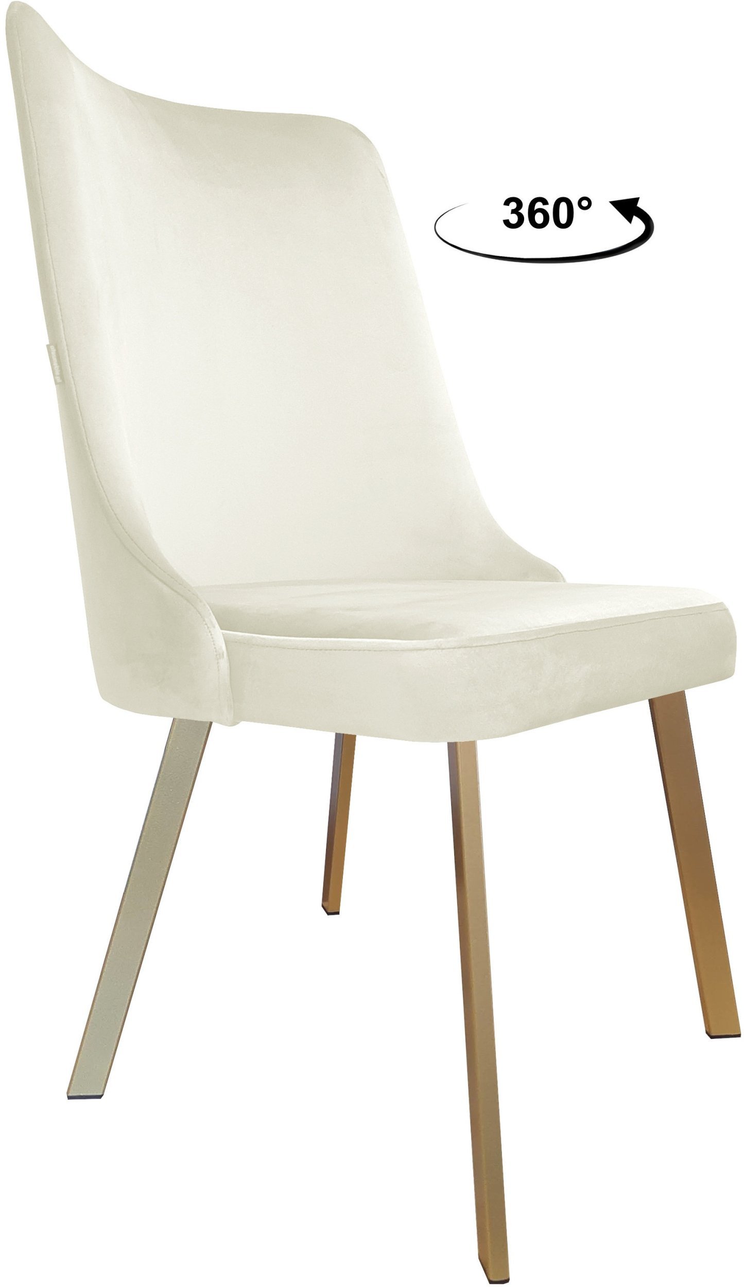 Krzesło obrotowe Victor noga Profil złota MG50