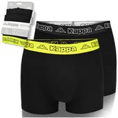 Majtki męskie - Kappa Bokserki Męskie Majtki 2 sztuki Guma Żółty Bawełna Rozmiar XL - miniaturka - grafika 1