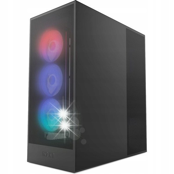 Obudowa do komputera NZXT H7 Flow RGB 2024 Midi Tower ATX Okno Czarna