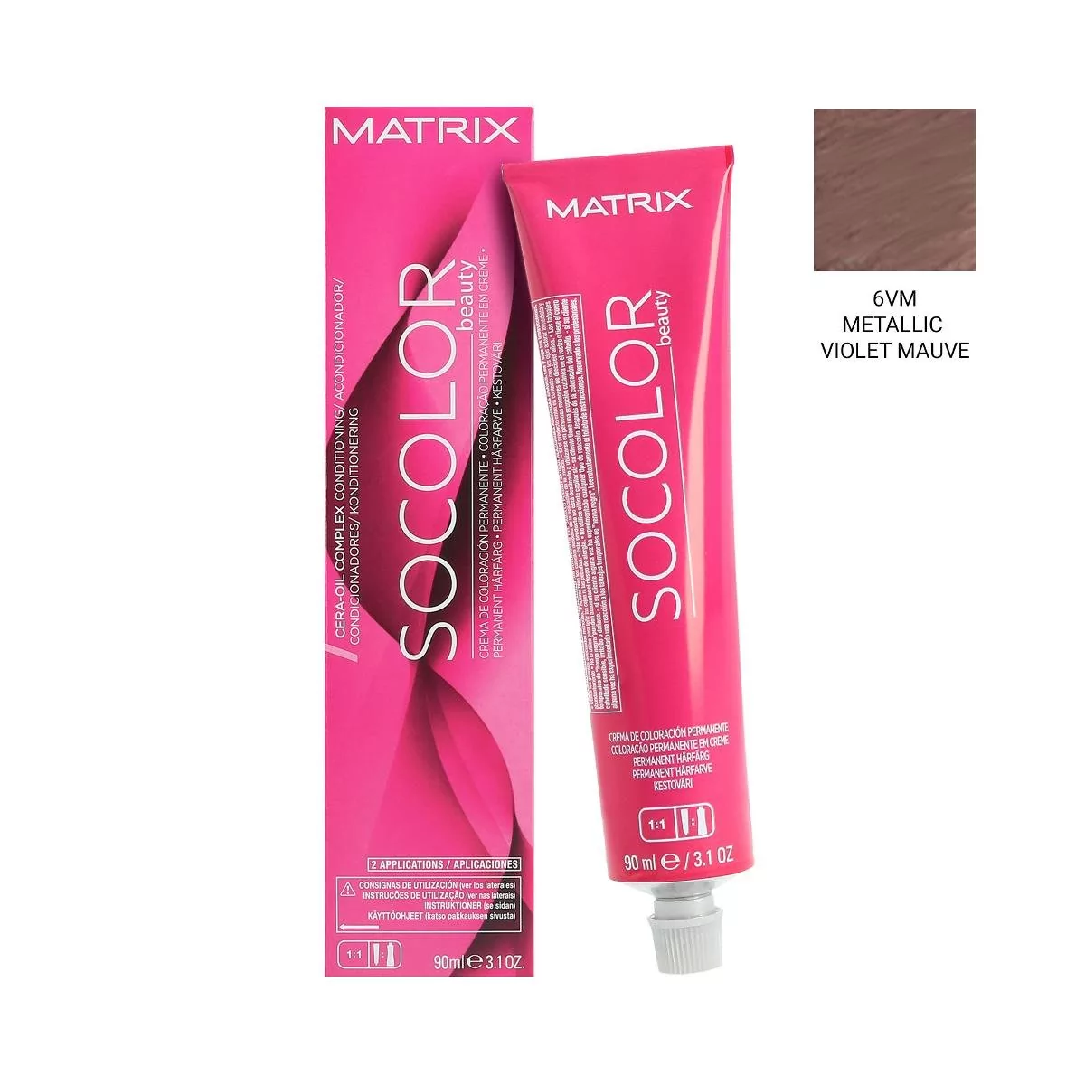 Matrix SOCOLOR Beauty Farba do włosów "Metallic Violet Mauve" 6 - 90ml