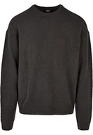 Bluzy męskie - Urban Classics Bluza męska Oversized Chunky Sweater, Blackbird, 3XL - miniaturka - grafika 1