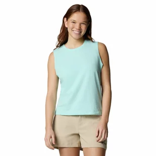 Damski top techniczny Columbia Sun Trek Tank II spray - L - Koszulki i topy damskie - miniaturka - grafika 1