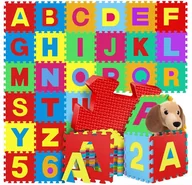Maty piankowe - MATA PIANKOWA PUZZLE 86 ELEMENTÓW DLA DZIECI EDUKACYJNA LITERKI KIDIZ - miniaturka - grafika 1