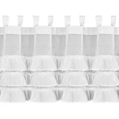 Firany - Firana gotowa EUROFIRANY Lilian 1 150 x 45 cm Biały - miniaturka - grafika 1