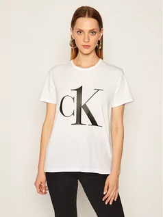 Koszulki i topy damskie - Calvin Klein Underwear T-Shirt 000QS6436E Biały Regular Fit - grafika 1