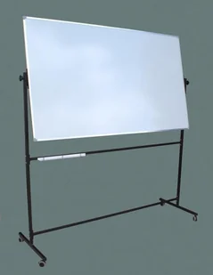 Tablica obrotowa mobilna biała ceramiczna 200x100cm - Tablice i flipcharty - miniaturka - grafika 1