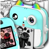 Drukarki kart i etykiet - MINI DRUKARKA TERMICZNA DRUKUŚ PRO APARAT NATYCHMIASTOWY + 10 ROLEK DODATKOWO - miniaturka - grafika 1