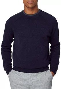 Hackett London Bluza męska z dzianiny, Niebieski (granatowy), XL - Bluzy męskie - miniaturka - grafika 1