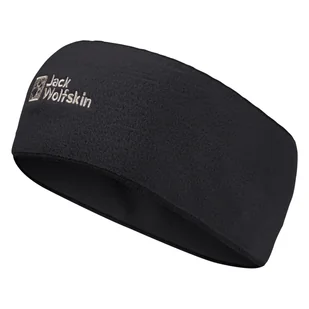Opaska JACK WOLFSKIN REAL STUFF HEADBAND 1910302-6000 – Czarny - Czapki męskie - miniaturka - grafika 1