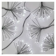 Oświetlenie świąteczne - Dekoracje - 450 Led 8 M Nano Łezki Frędzle Zimna Biel, Zielony Przewód, Ip20, Timer - miniaturka - grafika 1