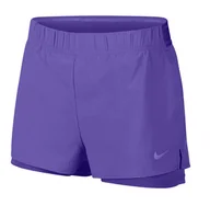 Spodenki damskie - Szorty Tenisowe Nike Court Flex 939312-550 r. XL - miniaturka - grafika 1
