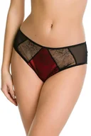 Majtki damskie - MEDIOLANO FIGI BOLERO RED 01102 L CZARNO-CZERWONY - miniaturka - grafika 1