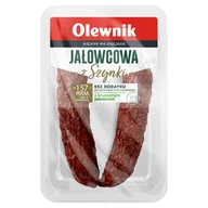 Pasztet i przetwory mięsne - Kiełbasa Jałowcowa Z Szynki 180 G Olewnik - miniaturka - grafika 1