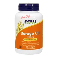 Suplementy naturalne - Now Foods Borage Oil 1050 mg - 240 mg GLA 60 szt. - miniaturka - grafika 1