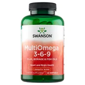 Suplementy naturalne - SWANSON Multiomega 3-6-9 120 kapsułek SWE020 - miniaturka - grafika 1