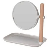 Lusterka do makijażu - Lusterko kosmetyczne z metalową tacą - miniaturka - grafika 1