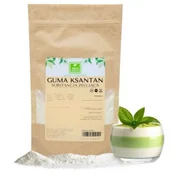 Dodatki do ciast w płynie, aromaty - Guma Ksantanowa Zagęstnik w proszku 100g naturalna spożywcza ksantan mocna - miniaturka - grafika 1