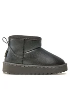 Buty dla dziewczynek - Original Marines Śniegowce DEA0021FC Srebrny - miniaturka - grafika 1