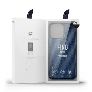 Dux Ducis Fino etui pokrowiec pokryty nylonowym materiałem iPhone 14 Pro niebieski - Etui i futerały do telefonów - miniaturka - grafika 5