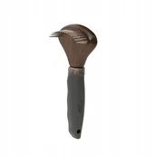 Szczotki i furminatory - Ekskluzywne zgrzeb�o, dla zwierz�t, drewno bukowe, stalowe piny, tworzywo TPR, wym.9,5x17,5cm - miniaturka - grafika 1