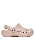 Buty dla dziewczynek - Crocs Klapki BAYA CLOG K 207013-6TY Różowy - miniaturka - grafika 1