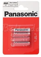 Baterie i akcesoria - Panasonic 4 x bateria cynkowo-węglowa R03 AAA blister) R03RZ/4BP - miniaturka - grafika 1