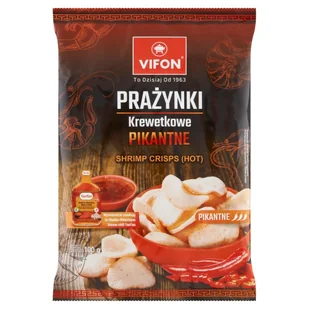 Vifon - Prażynki Krewetkowe Pikantne - 100 G - Chipsy - miniaturka - grafika 1