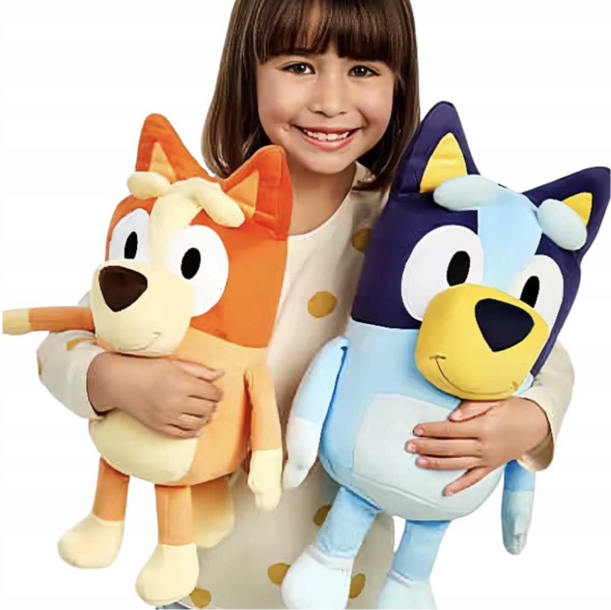 PLUSZOWA MASKOTKA PRZYTULANKA BLUEY BLUE I BINGO 28 CM PLUSZAK DLA DZIECI