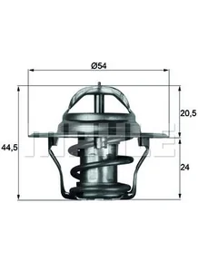 Termostat, płyn chłodzący Mahle TX 4 87D - Termostaty - miniaturka - grafika 1
