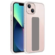 Etui i futerały do telefonów - Etui ochronne Cadorabo do Apple iPhone 13 w kolorze szarym Etui silikonowe TPU z funkcją podstawki - miniaturka - grafika 1