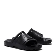 Klapki i japonki męskie - Męskie Klapki TIMBERLAND GET OUTSLIDE SLIDE TB0A5W6H0151 – Czarny - miniaturka - grafika 1