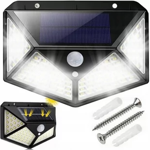 LAMPA SOLARNA 100 LED Z CZUJNIKIEM RUCHU ZMIERZCHU BATMAN - Lampy ogrodowe - miniaturka - grafika 1