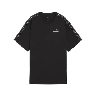 Damska koszulka ESS TAPE o luźnym kroju PUMA Black - Koszulki sportowe damskie - miniaturka - grafika 1
