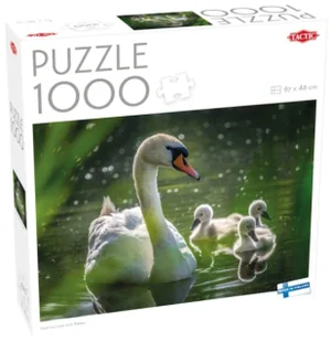 Puzzle 1000 Łabędź na jeziorze z dziećmi - Tactic - Puzzle - miniaturka - grafika 1