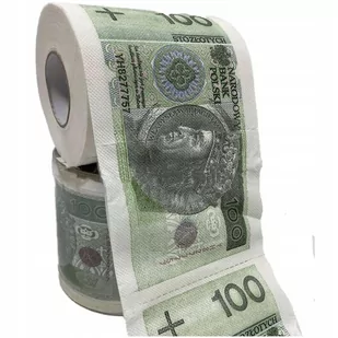 Papier Toaletowy Polski Złoty Sto 100Zł Banknoty - Papier toaletowy - miniaturka - grafika 1