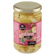 Warzywa w marynacie - Carrefour Sensation Karczochy ćwiartki w oleju z przyprawami 280 g - miniaturka - grafika 1