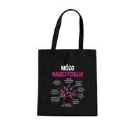 Torby i wózki na zakupy - Mózg nauczycielki - torba na prezent dla nauczycielki - miniaturka - grafika 1