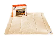 Kołdry - Kołdra wełniana 200x220 Doris ekrii 2,20 kg mikrofibra 100% AMW - miniaturka - grafika 1