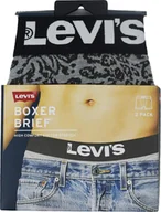 Majtki męskie - Levi`s Levi's Boxer 2 Pairs Briefs 37149-0706 szary S - miniaturka - grafika 1