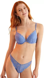 Women'secret Biustonosz Push Up, Ciemny Niebieski, 90B - Biustonosze - miniaturka - grafika 1