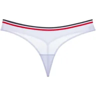 Majtki damskie - Sportowe stringi - Biały M - miniaturka - grafika 1