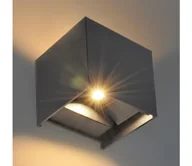 Lampy ogrodowe - Brilagi - LED Kinkiet zewnętrzny CUBE LED/6W/230V antracyt IP54 - miniaturka - grafika 1