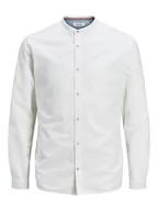 Koszule męskie - Jack & Jones Koszula - Regular fit - w kolorze białym - miniaturka - grafika 1