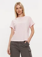 Koszulki i topy damskie - Pepe Jeans T-Shirt Liu PL505832 Różowy Relaxed Fit - miniaturka - grafika 1