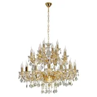 Lampy sufitowe - Maria Teresa CANDELLUX 28 Lampa wisząca złota 30-94622 - miniaturka - grafika 1