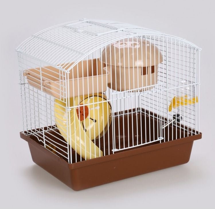 Panama Pet Panama Pet klatka dla gryzoni 27x20,5x25,5 cm biało/brązowa