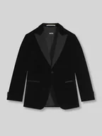 Garnitury - Smoking o kroju slim fit z czystej bawełny model ‘HUTSON’ - miniaturka - grafika 1